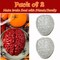 Brain Jello Gelatin Mold, 2 Pack Large Human Zombie Brain Mold for Cake Candy, Plastic Halloween Baking Brain Mould Party Supplies Decorations Standard for Kids Adult